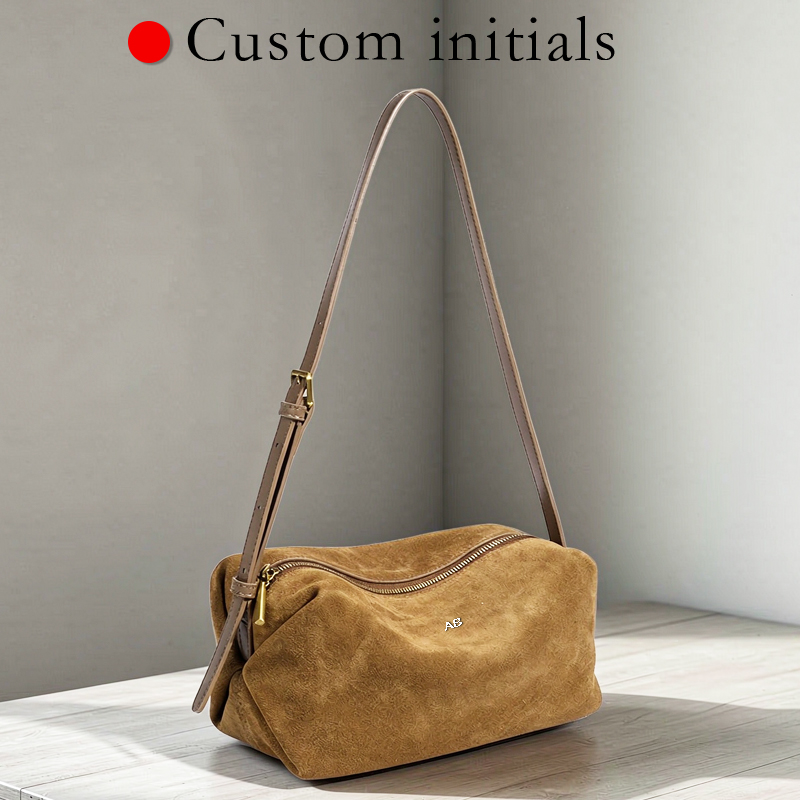 Luxury Bags Outlet - Customize Initials Leather Pillow Bags For