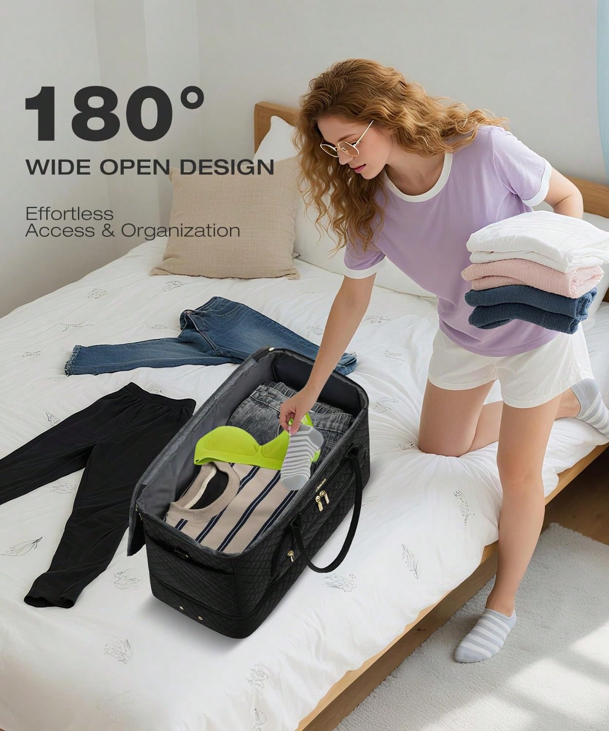 2pc Fashion Versatile Travel D - Weekender Bag Duffle review and price